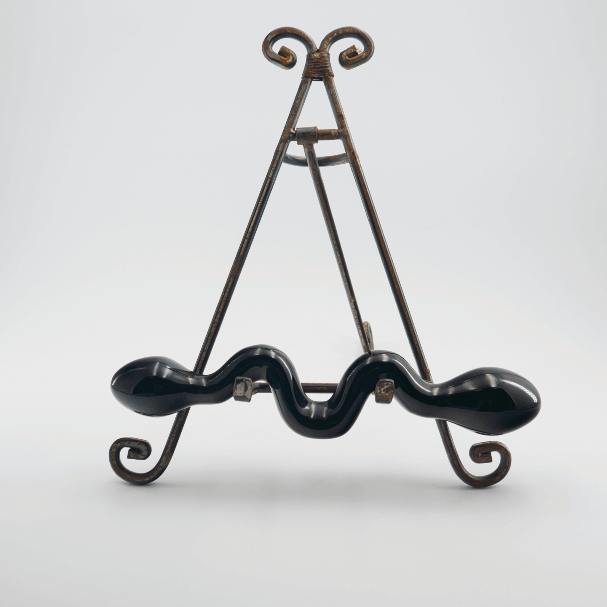 Serpentine-obsidian-dildo