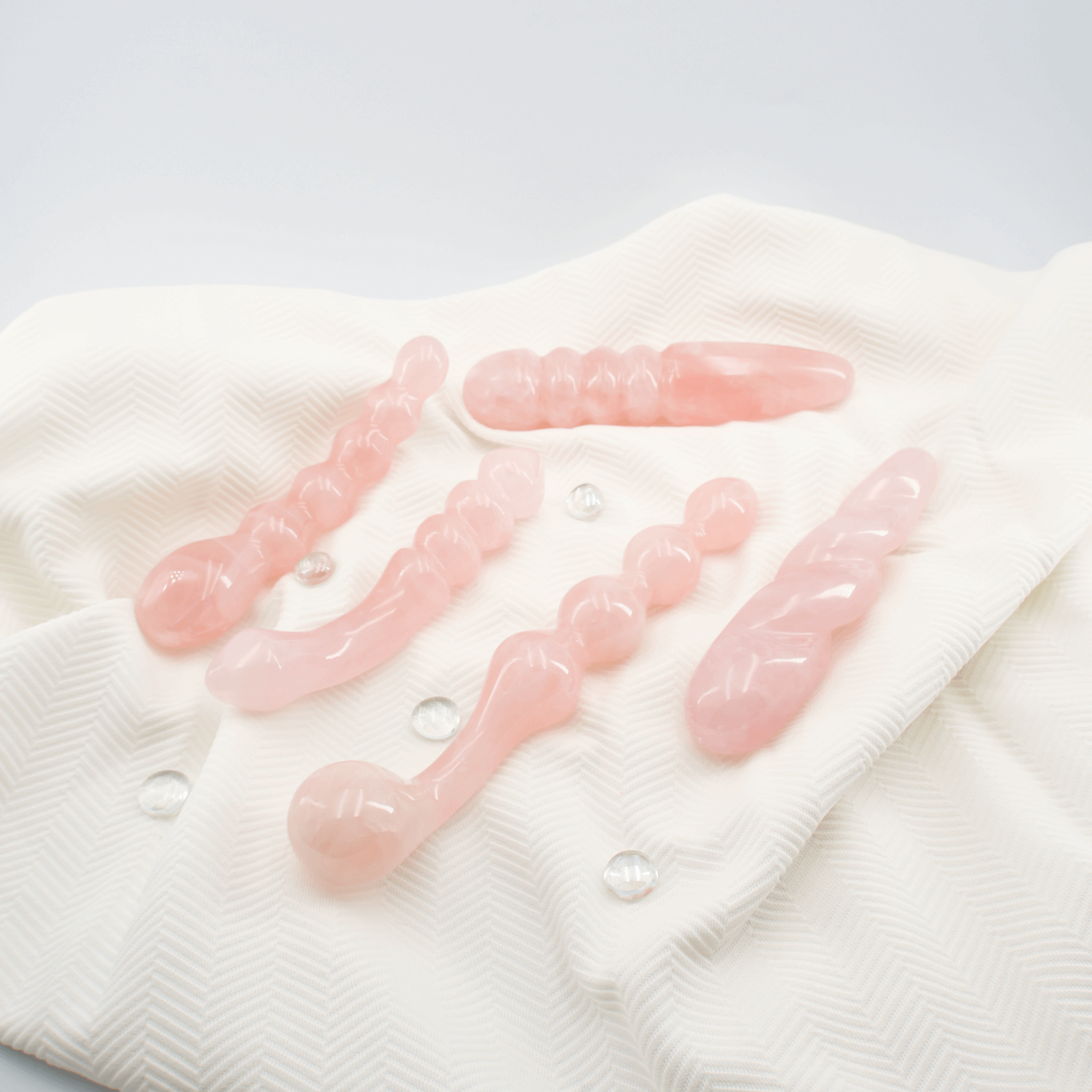 rippled-crystal-dildo for male pleasure