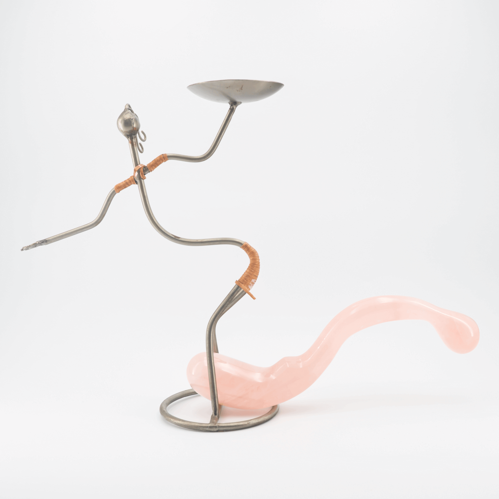 Lunaris-Crystal-Rose quartz wand