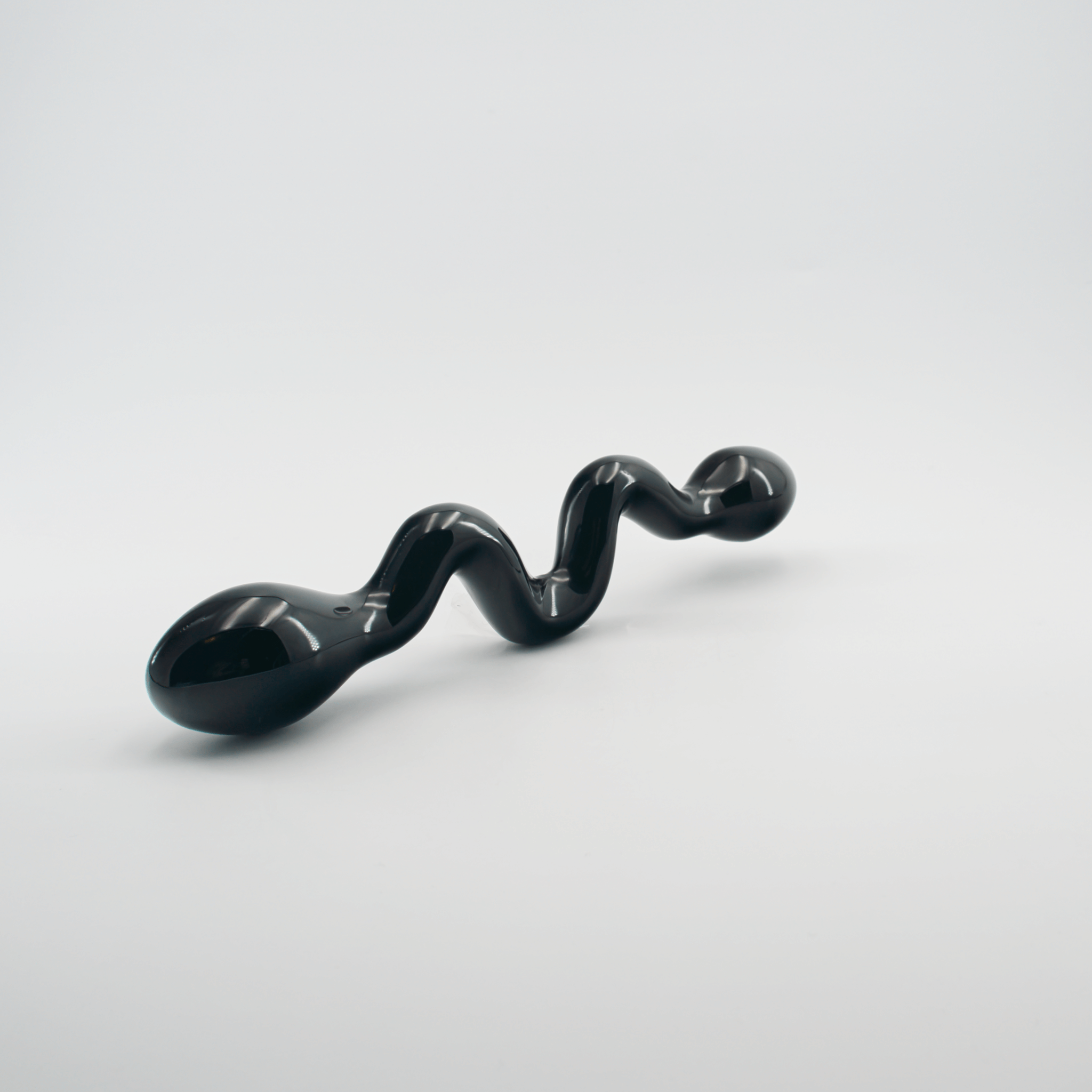 Serpentine-Black-Obsidian-double-Ended-Dildo