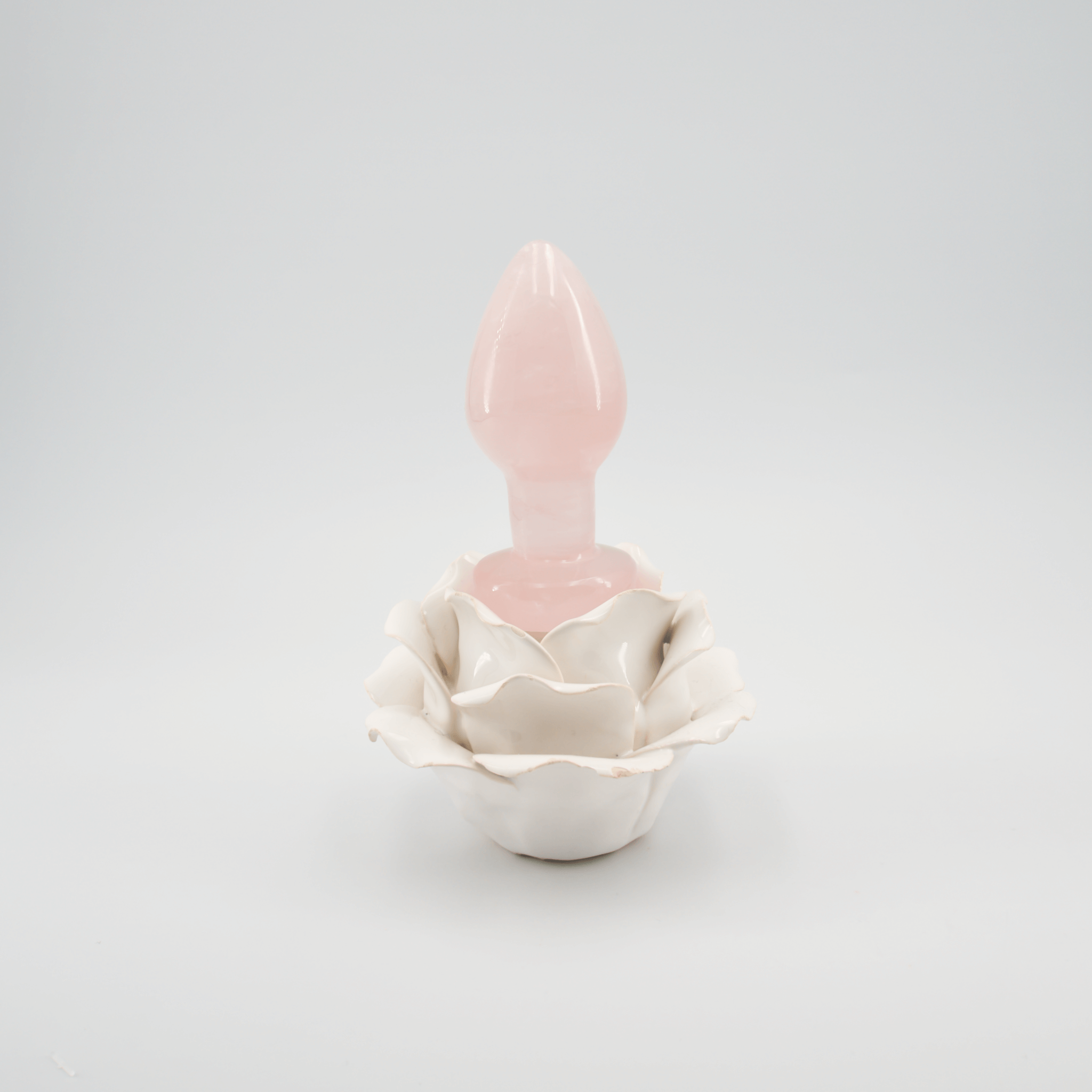 CrystalThrill Bulbous Rose Quartz / 4" Orbella