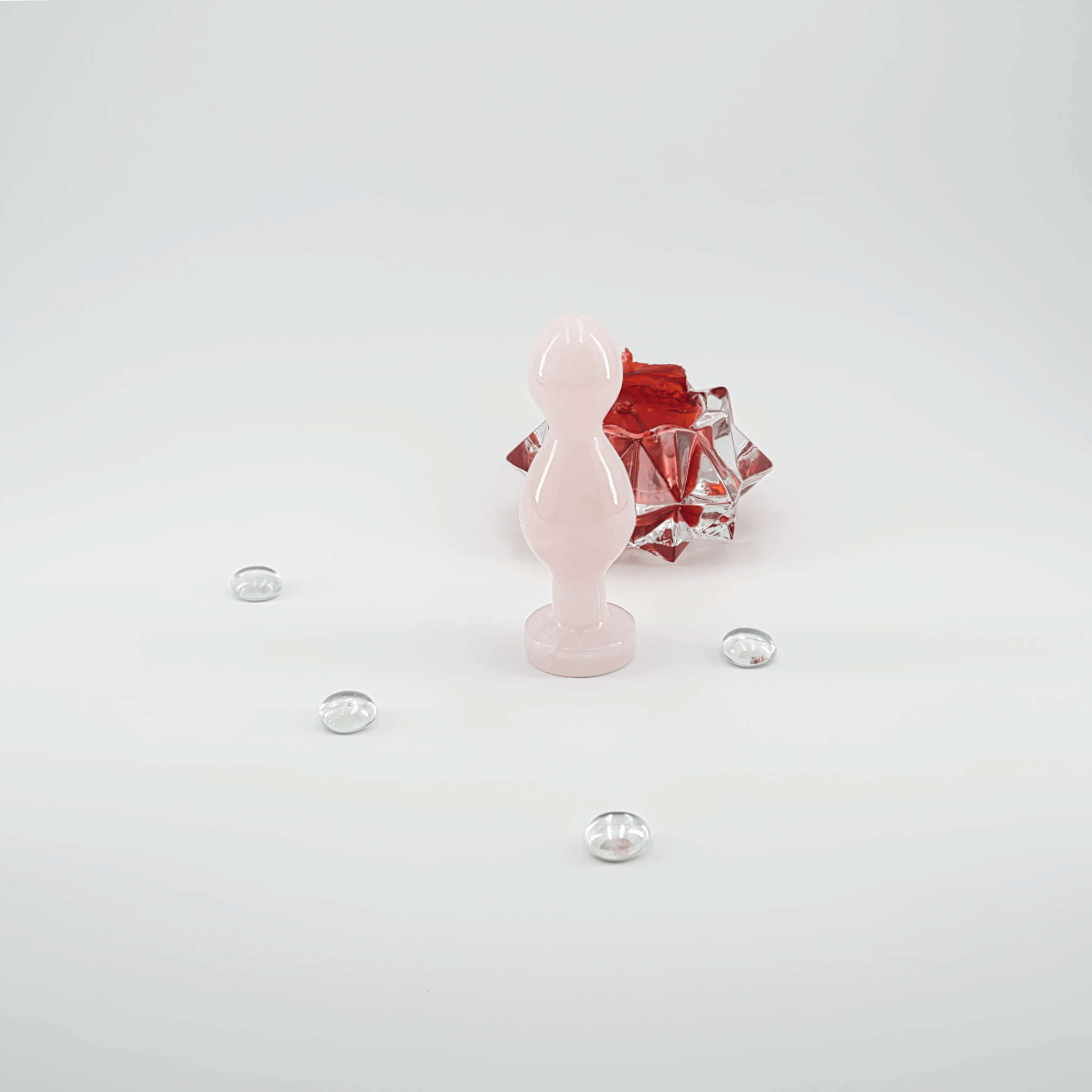 CrystalThrill Bulbous Rose Quartz / 5" Bulbora