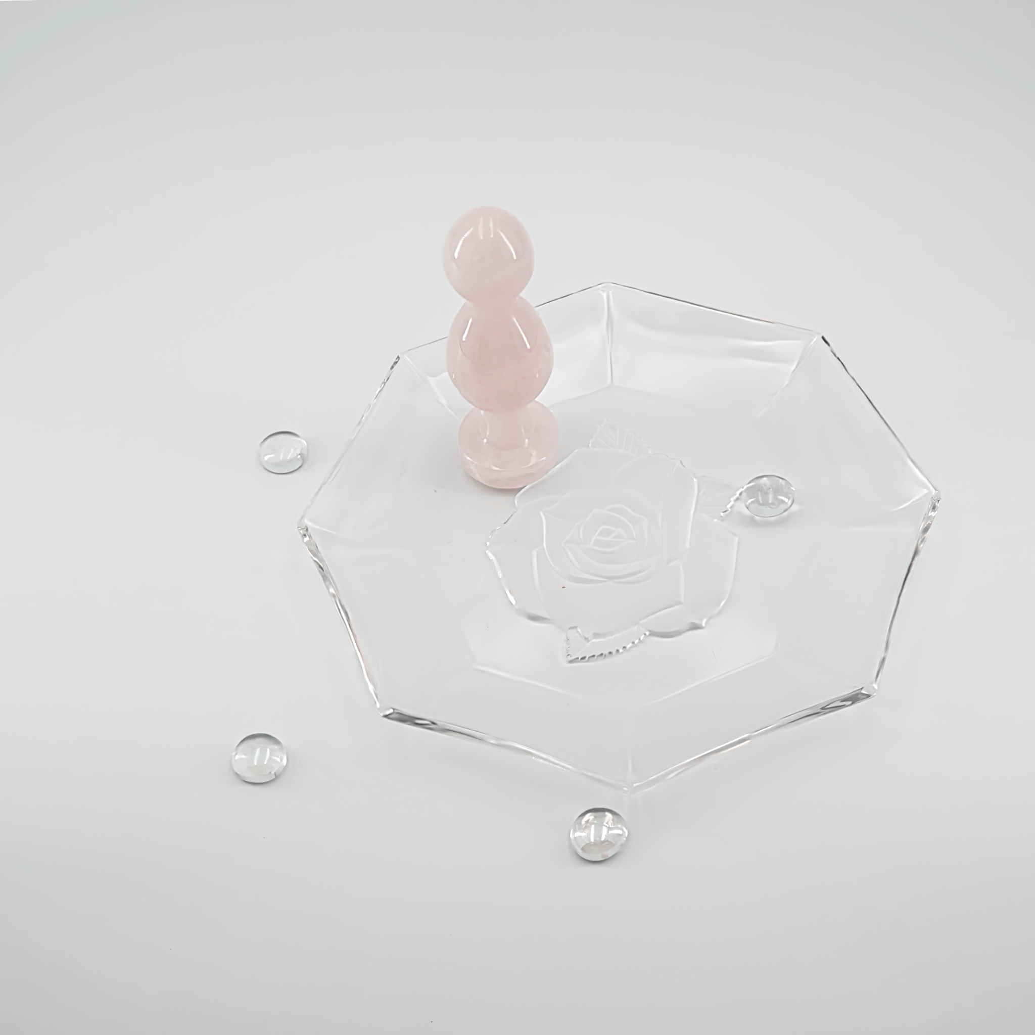 CrystalThrill Bulbous Rose Quartz / 5" Bulbora