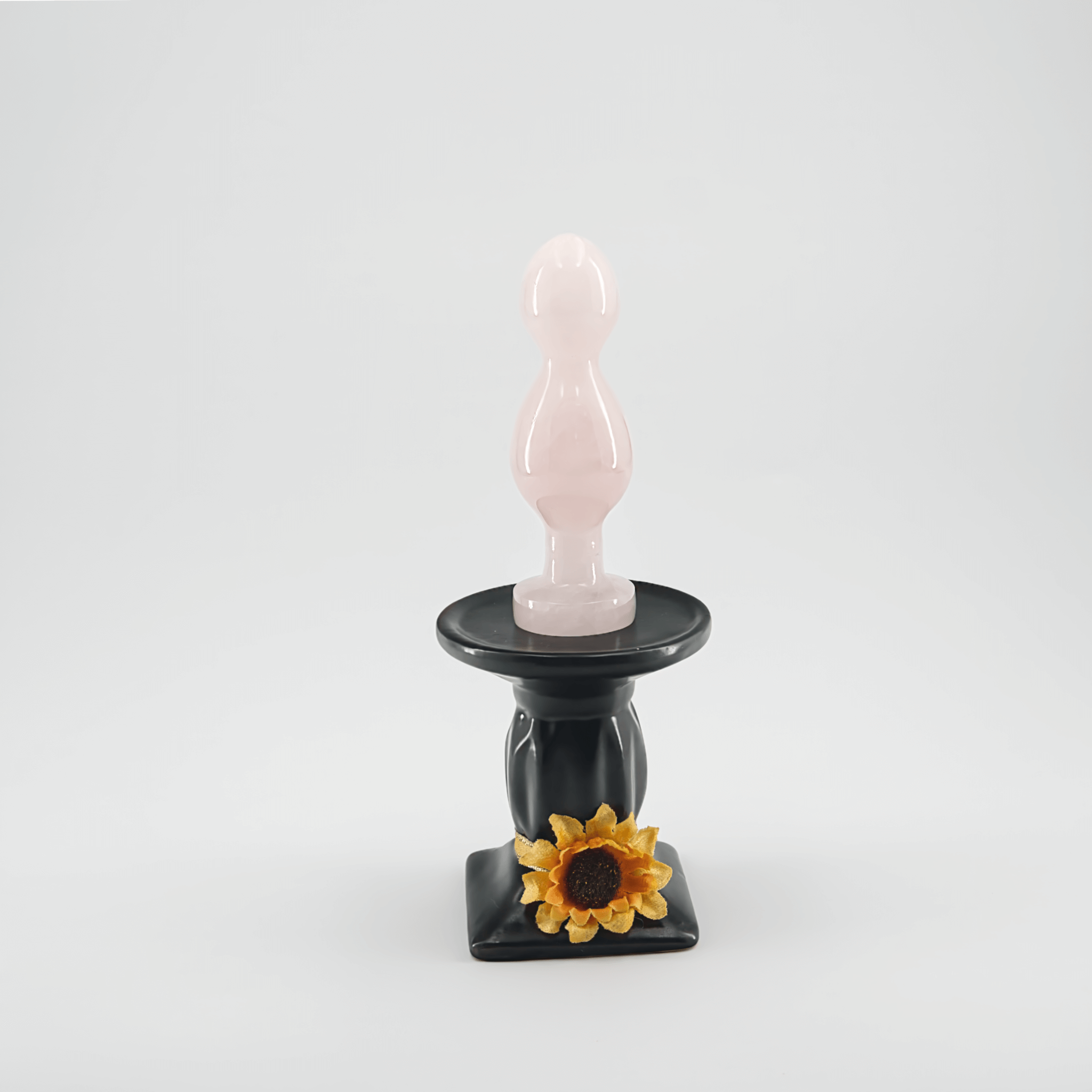 CrystalThrill Bulbous Rose Quartz / 5" Bulbora