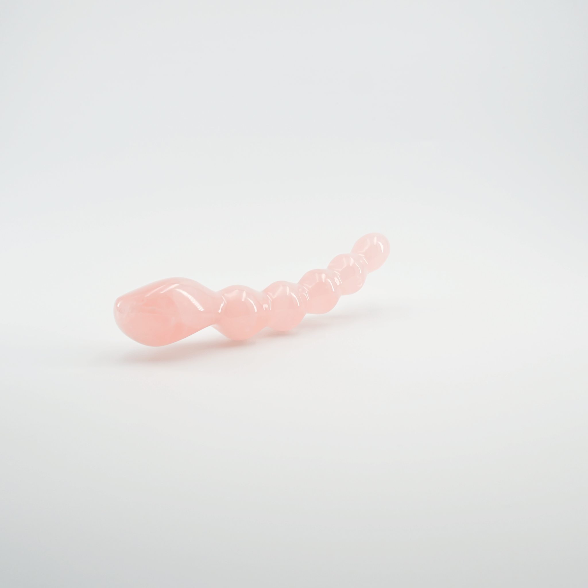 CrystalThrill Curved, Bulbous,Ribbed Rose Quartz / 7" Blooma