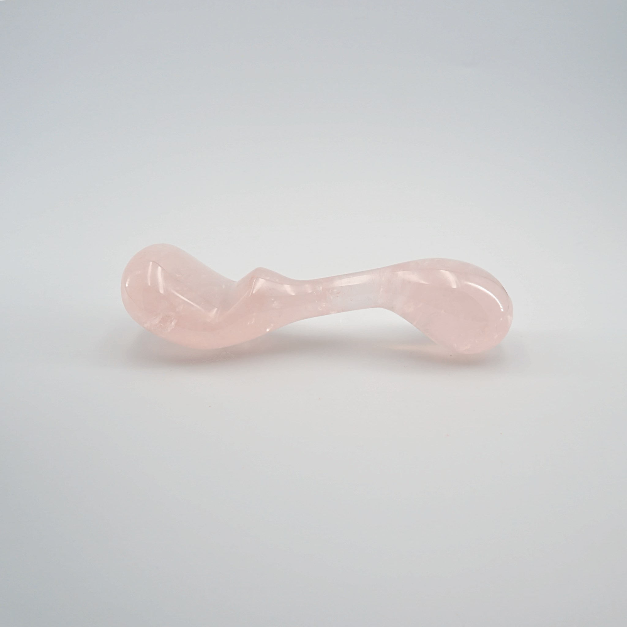 CrystalThrill Curved, Bulbous Rose Quartz / 7" Fleur