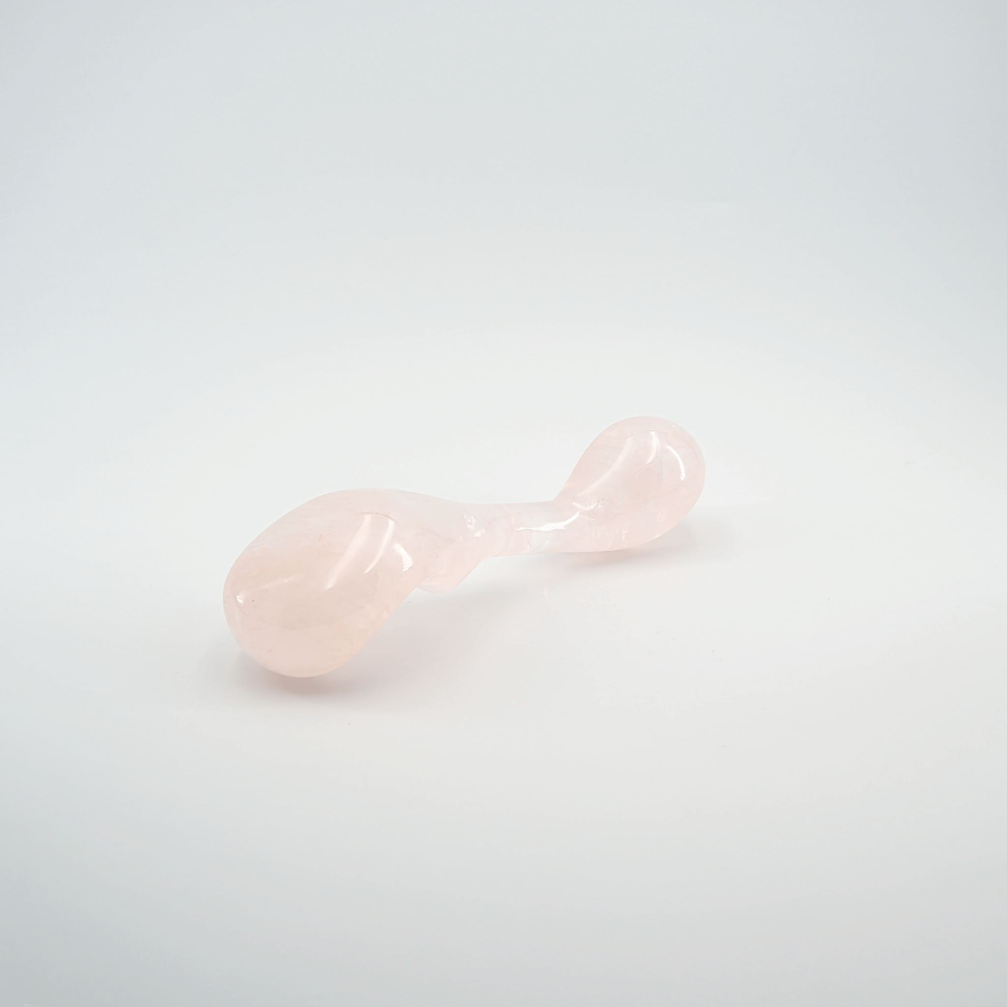 CrystalThrill Curved, Bulbous Rose Quartz / 7" Fleur