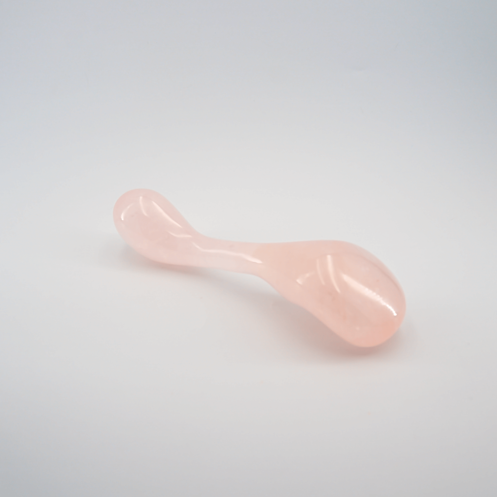 CrystalThrill Curved, Bulbous Rose Quartz / 9" Fleuris