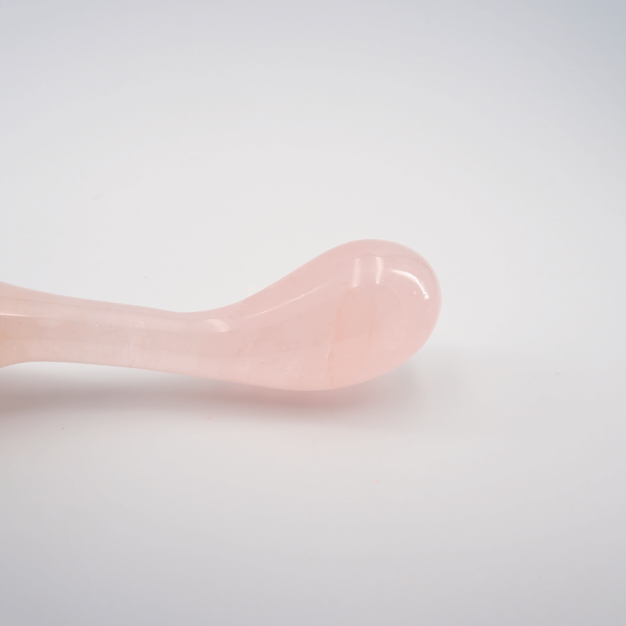 CrystalThrill Curved, Bulbous Rose Quartz / 9" Fleuris
