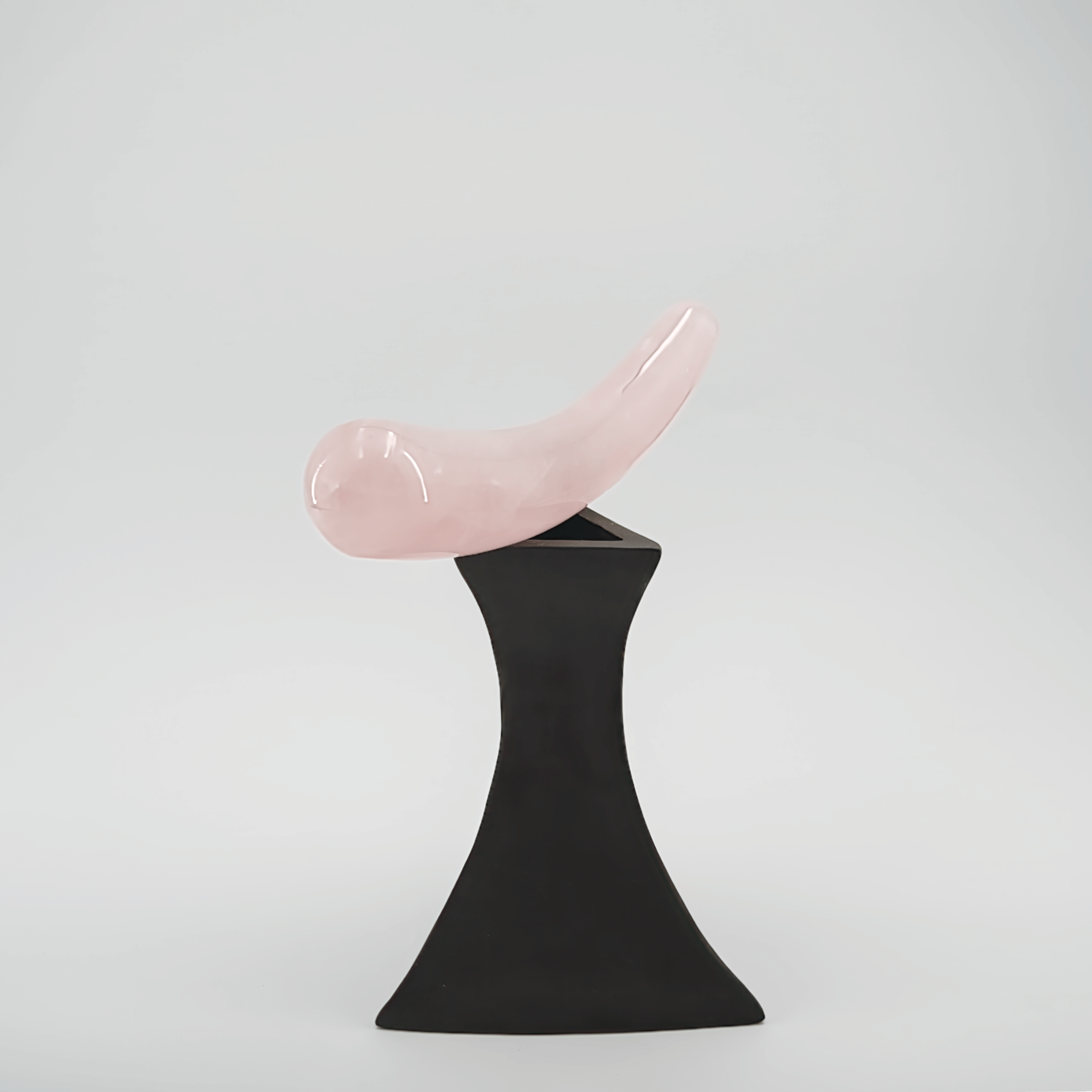 CrystalThrill Curved, Double End Rose Quartz / 7" Cresta