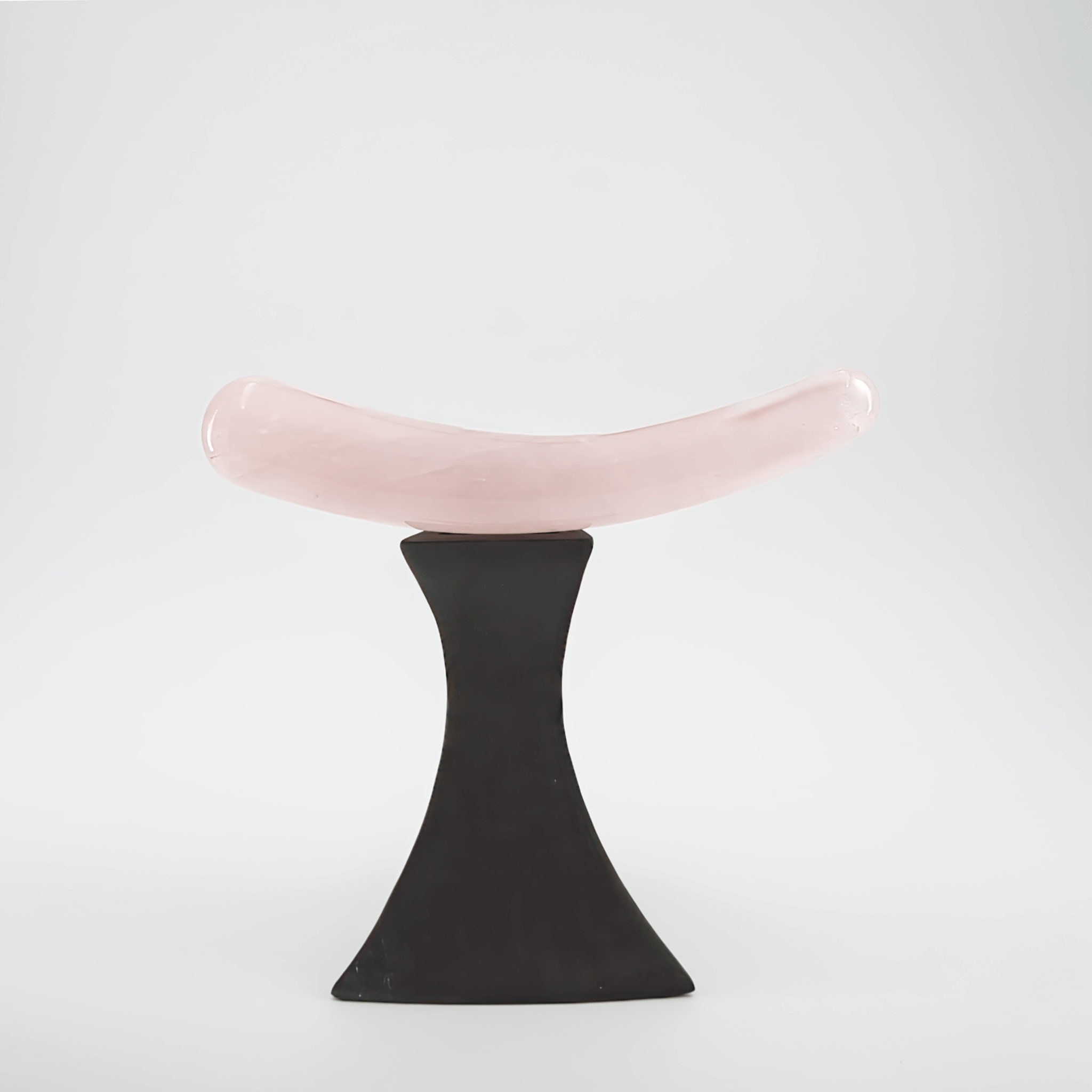 CrystalThrill Curved, Double End Rose Quartz / 7" Cresta