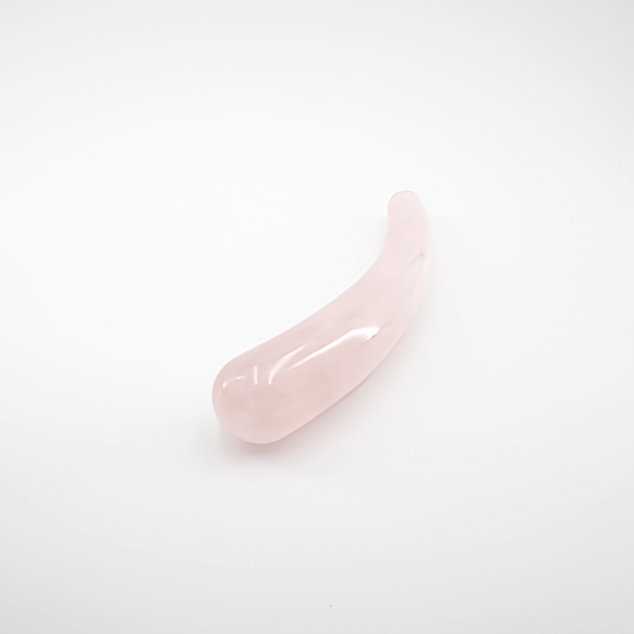 CrystalThrill Curved, Double End Rose Quartz / 7" Cresta