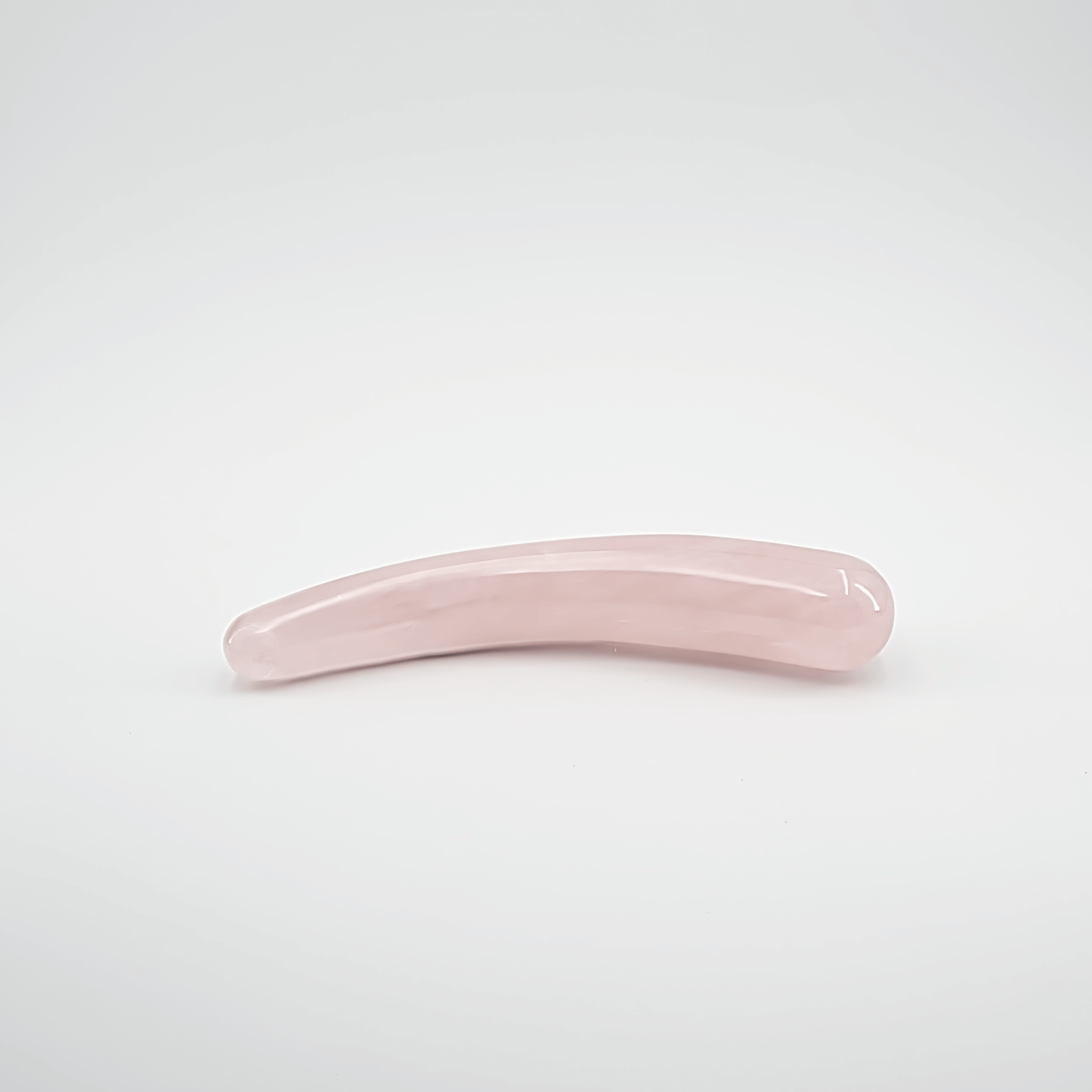 CrystalThrill Curved, Double End Rose Quartz / 7" Cresta