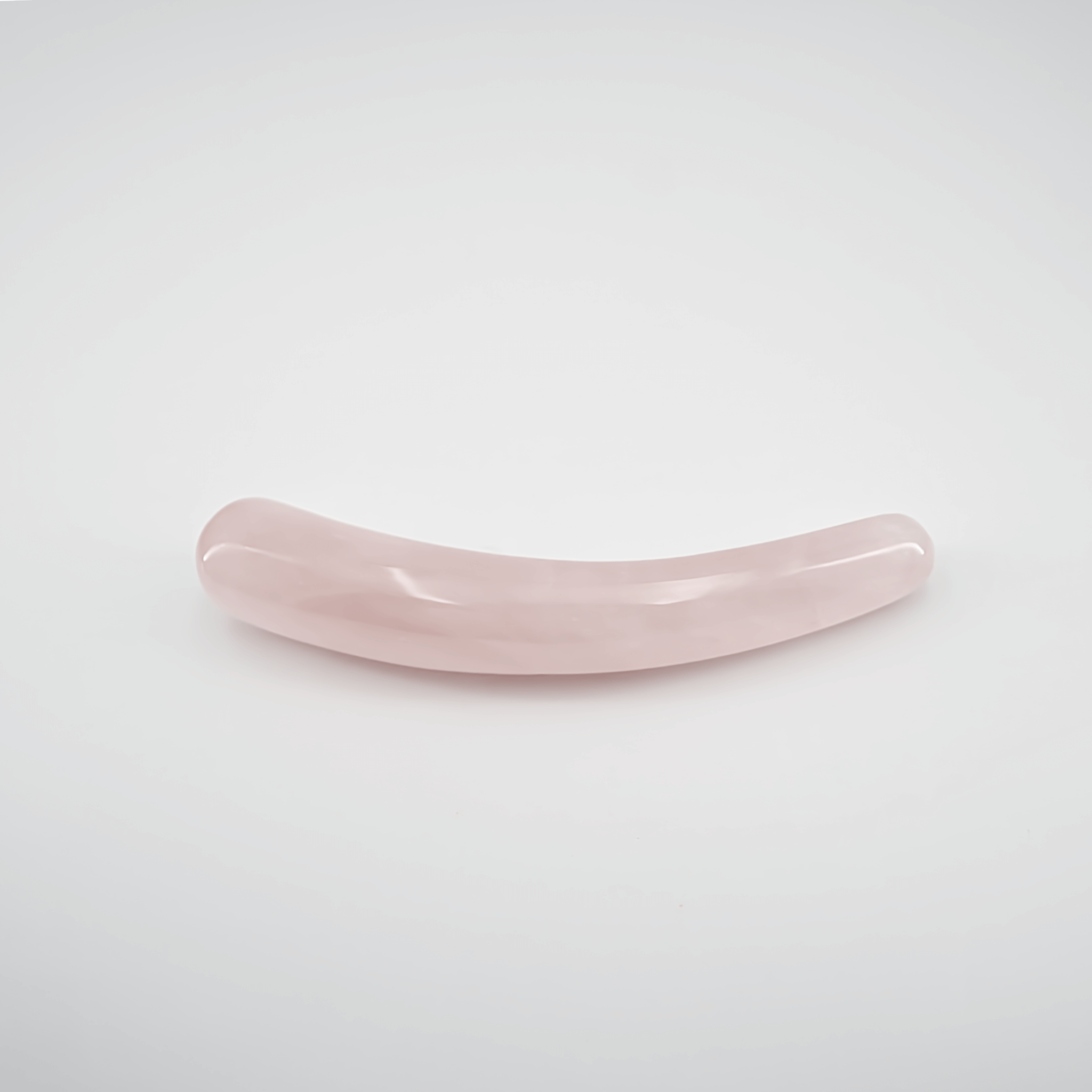 CrystalThrill Curved, Double End Rose Quartz / 7" Cresta