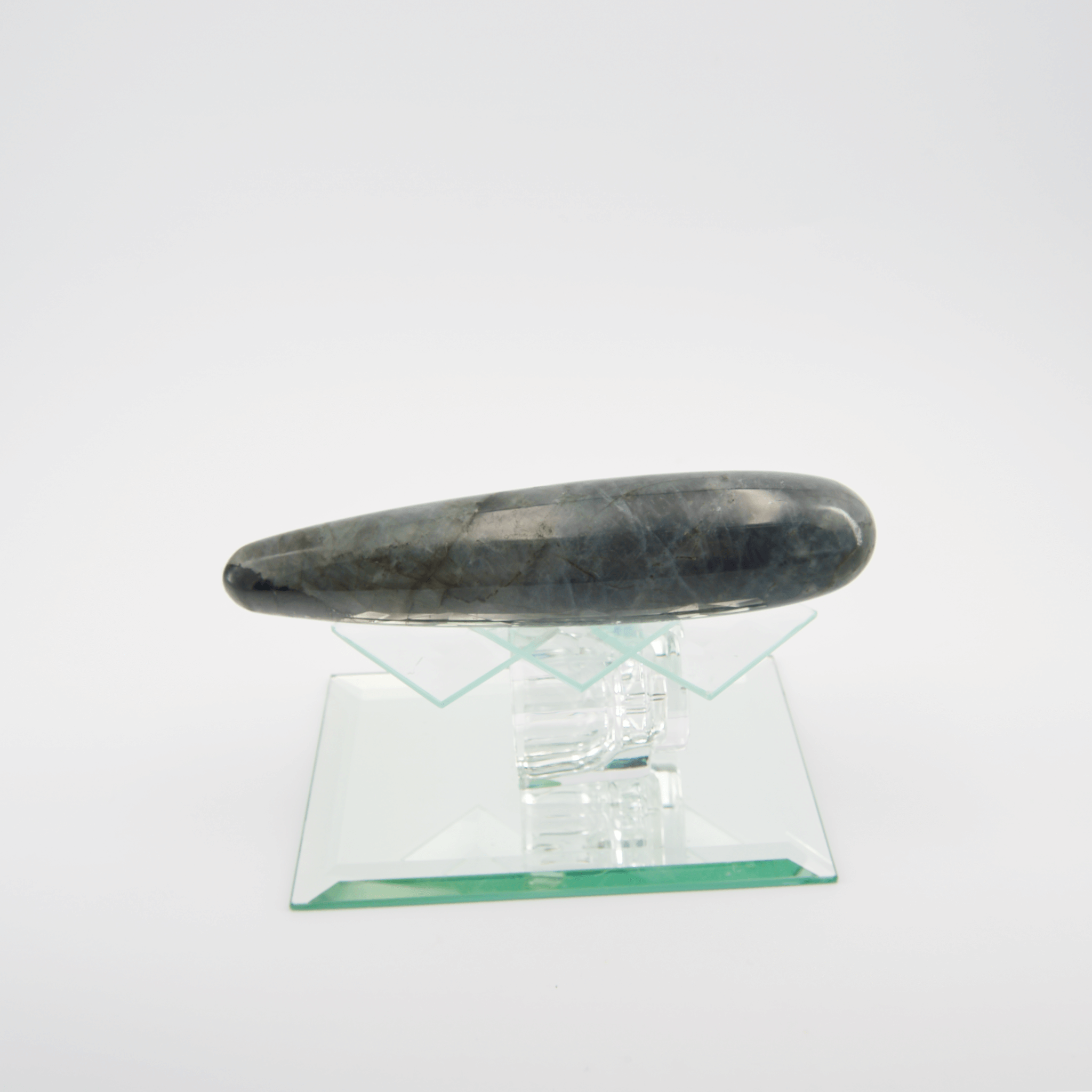 CrystalThrill Double End, Tapered Labradorite / 7" Taperella-L