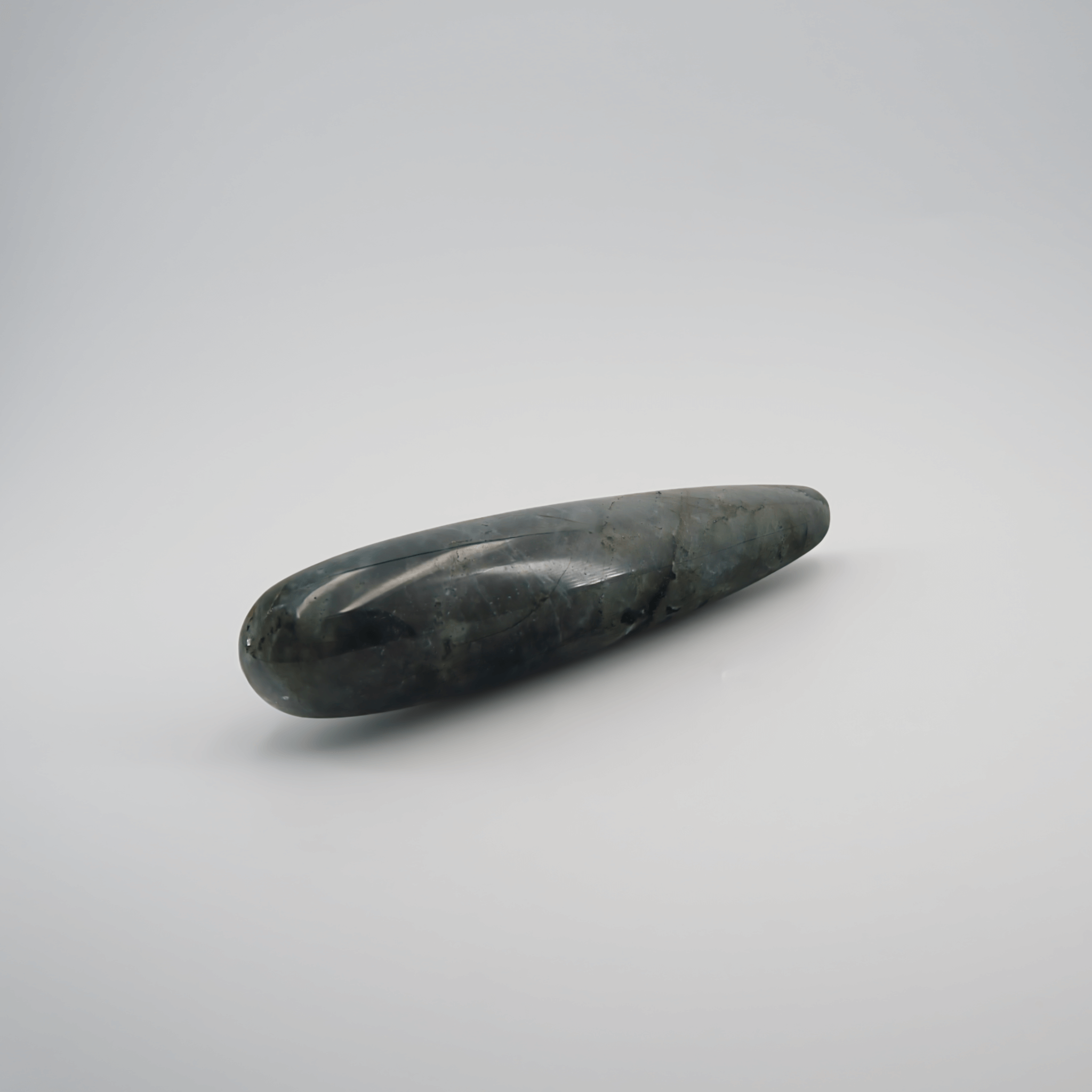 CrystalThrill Double End, Tapered Labradorite / 7" Taperella-L