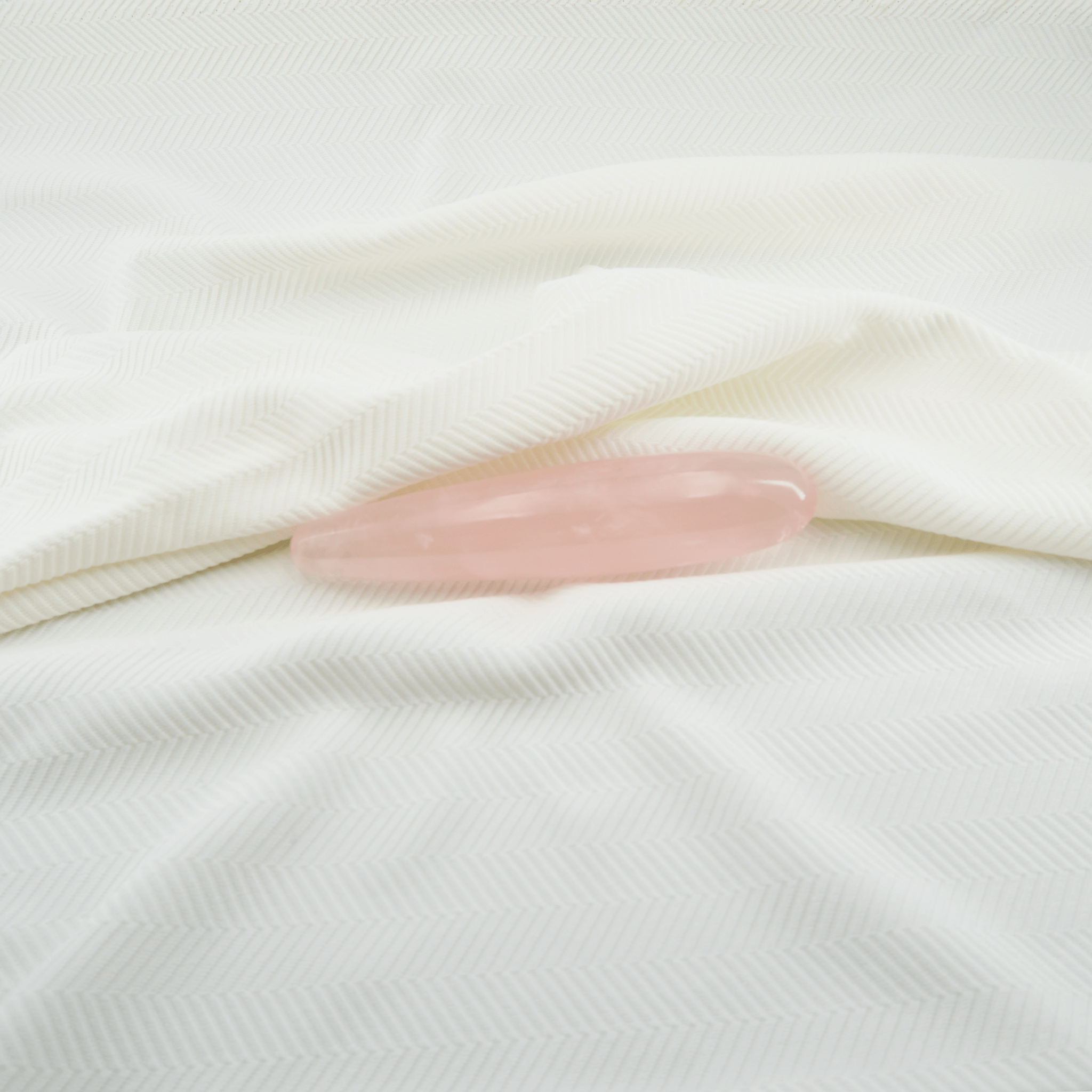CrystalThrill Double End, Tapered Rose Quartz / 7" Taperella-R