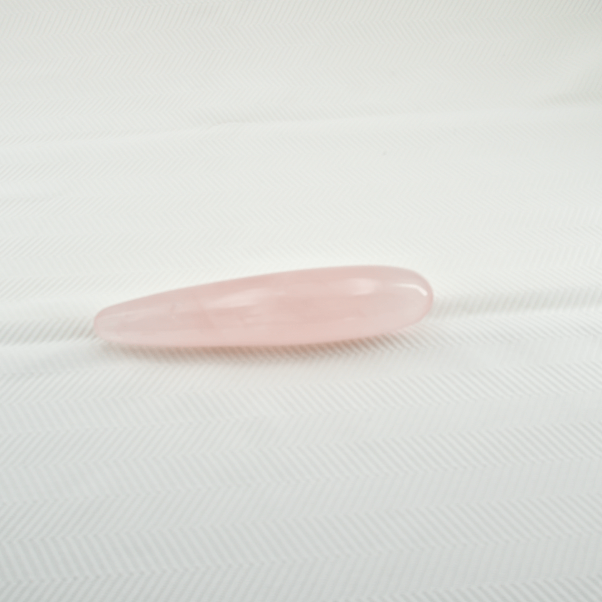 CrystalThrill Double End, Tapered Rose Quartz / 7" Taperella-R