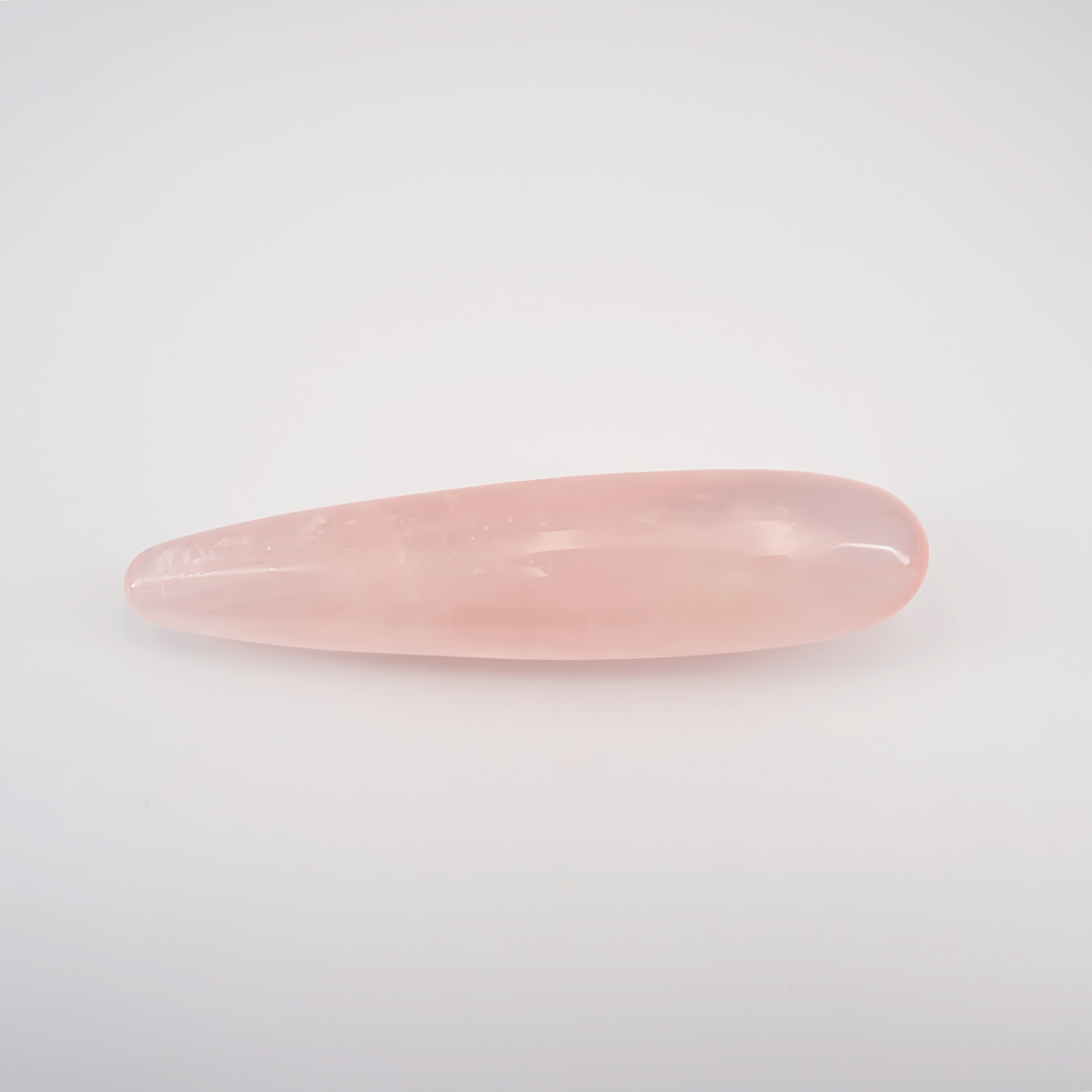 CrystalThrill Double End, Tapered Rose Quartz / 7" Taperella-R