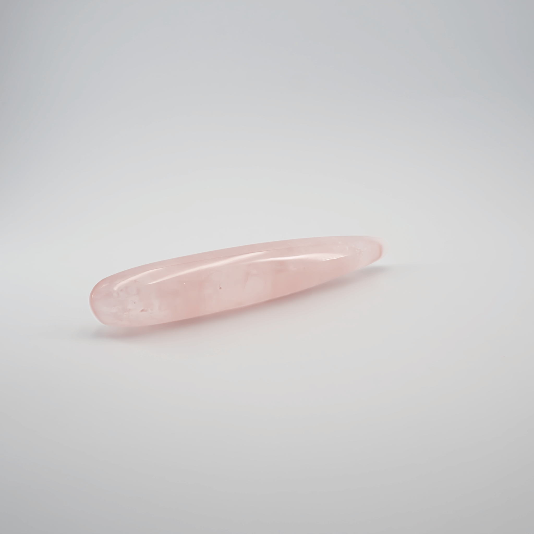 CrystalThrill Double End, Tapered Rose Quartz / 7" Taperis