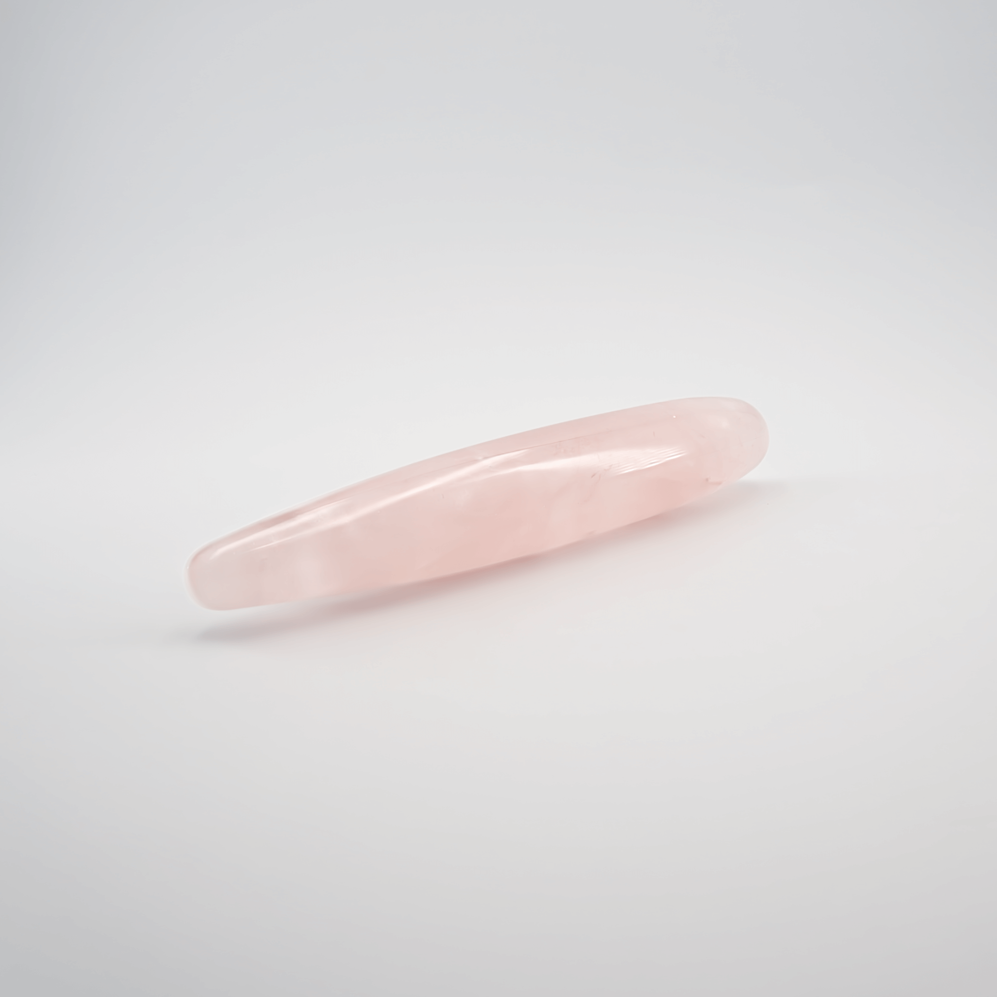 CrystalThrill Double End, Tapered Rose Quartz / 7" Taperis