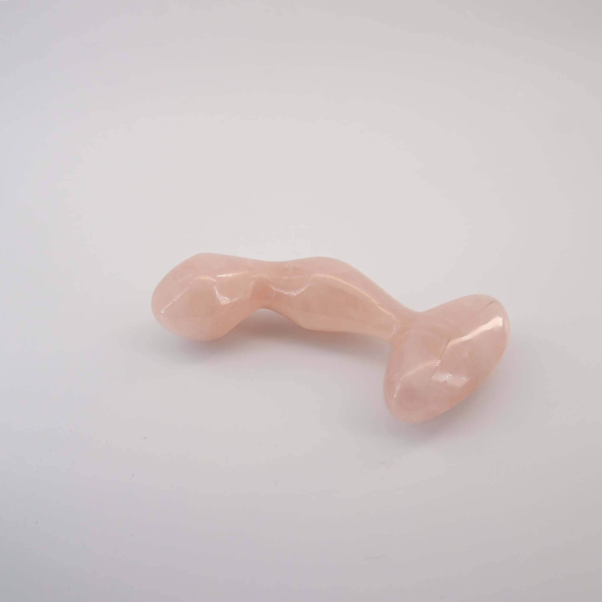 CrystalThrill Ergonomic Rounded Rose Quartz / 4" Aetheris
