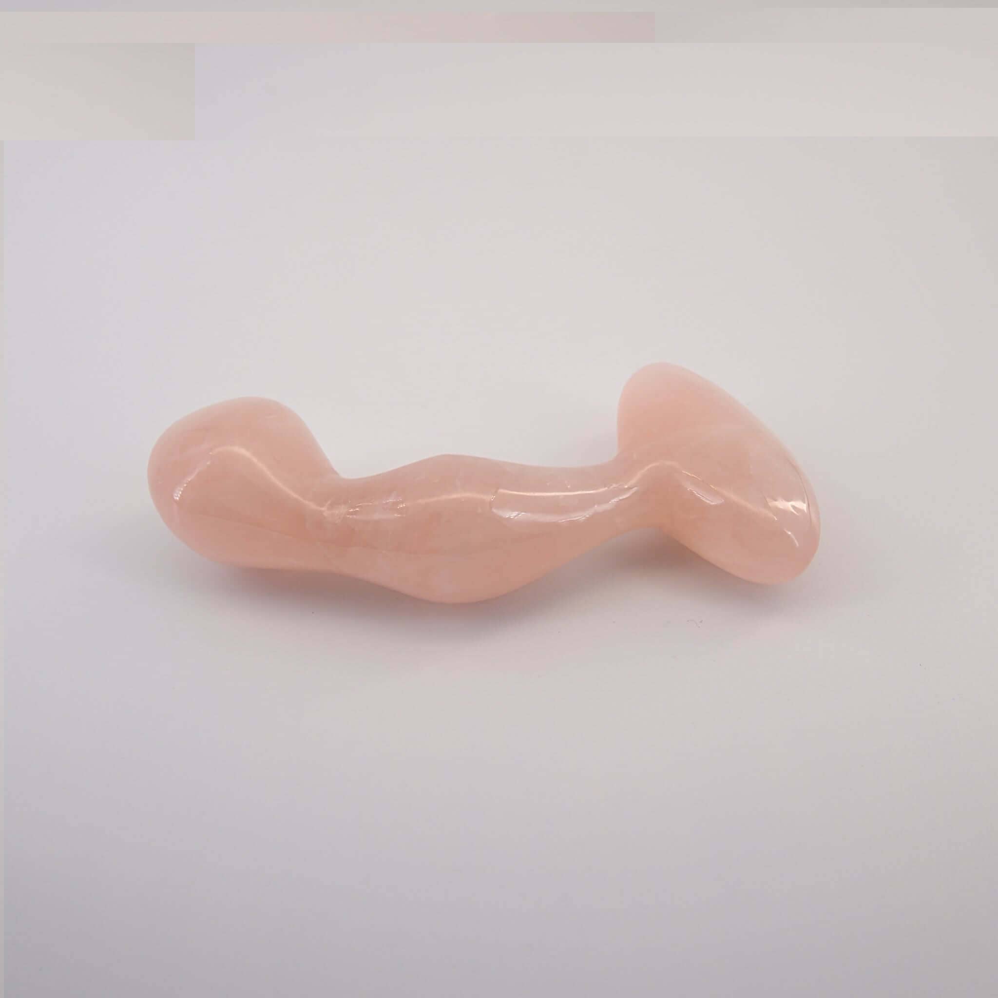 CrystalThrill Ergonomic Rounded Rose Quartz / 4" Aetheris