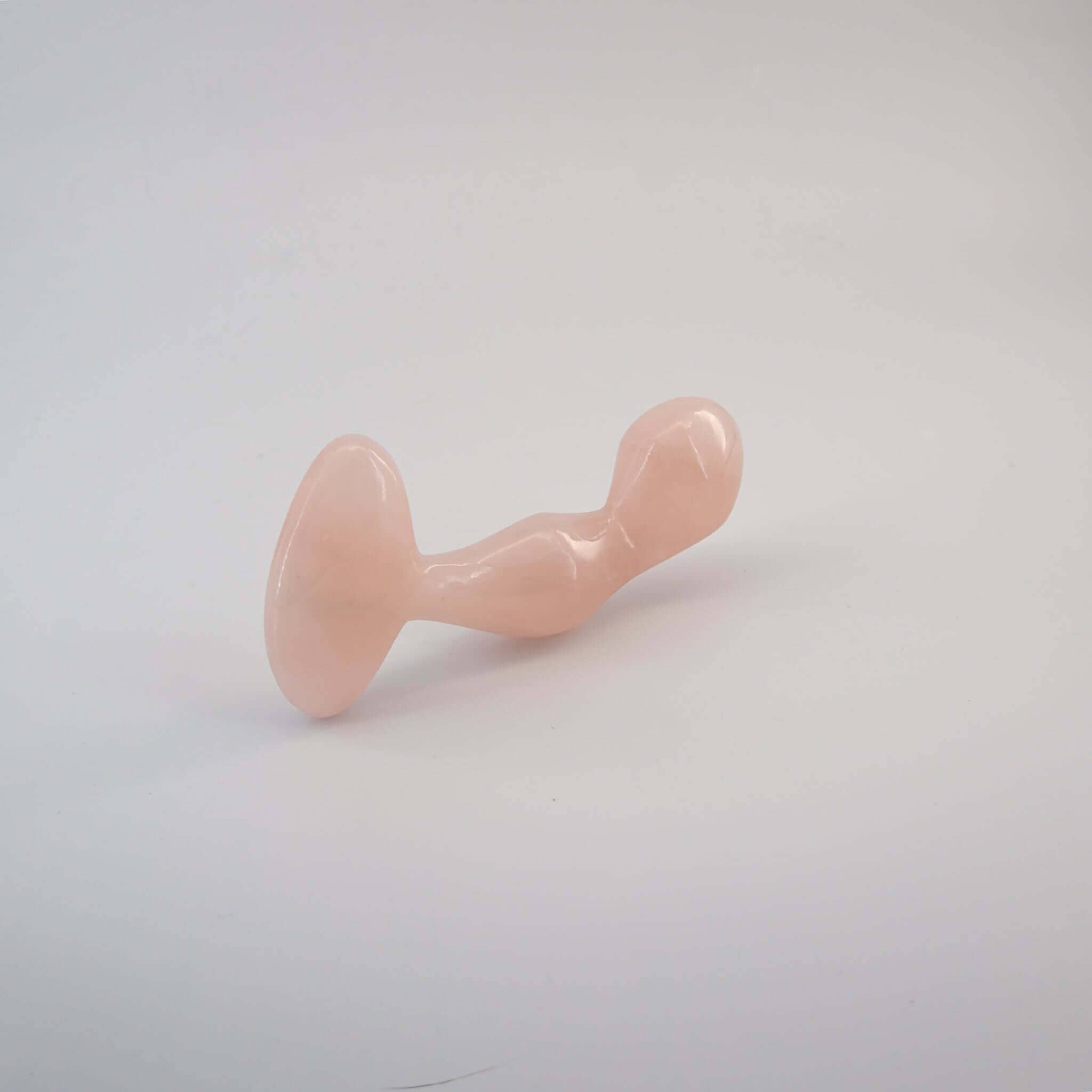 CrystalThrill Ergonomic Rounded Rose Quartz / 4" Aetheris