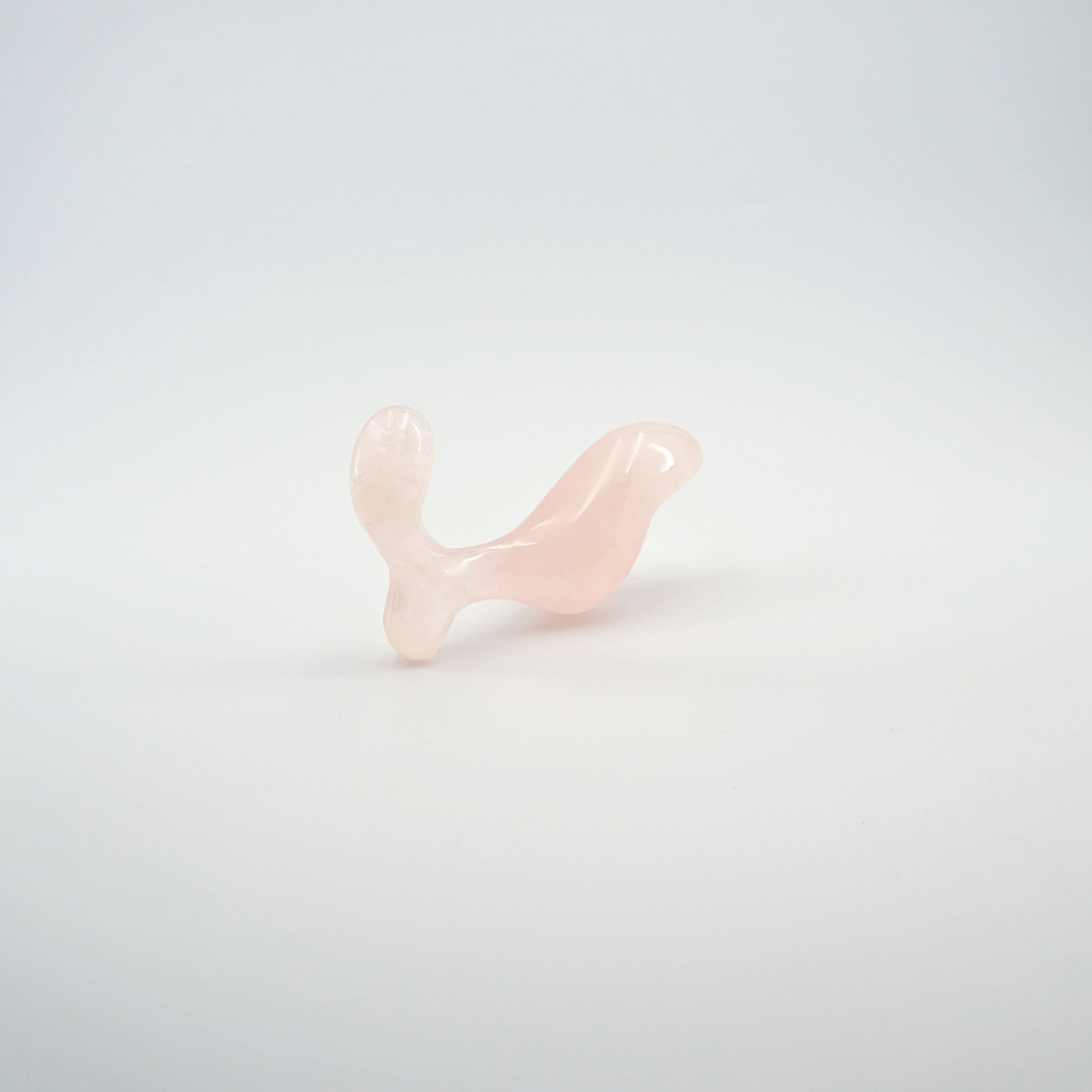 CrystalThrill Ergonomic Rounded Rose Quartz / 4" Crave