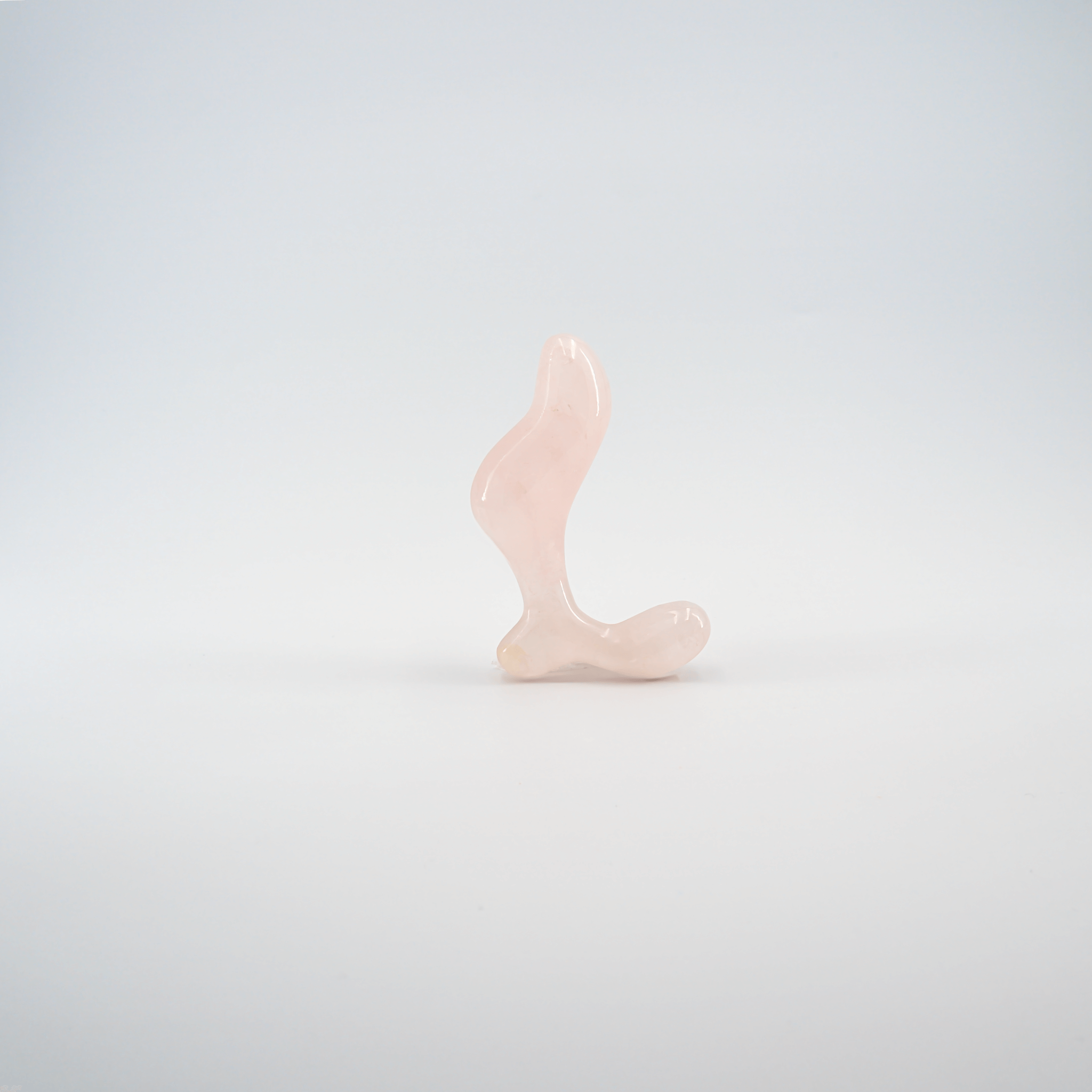 CrystalThrill Ergonomic Rounded Rose Quartz / 4" Crave