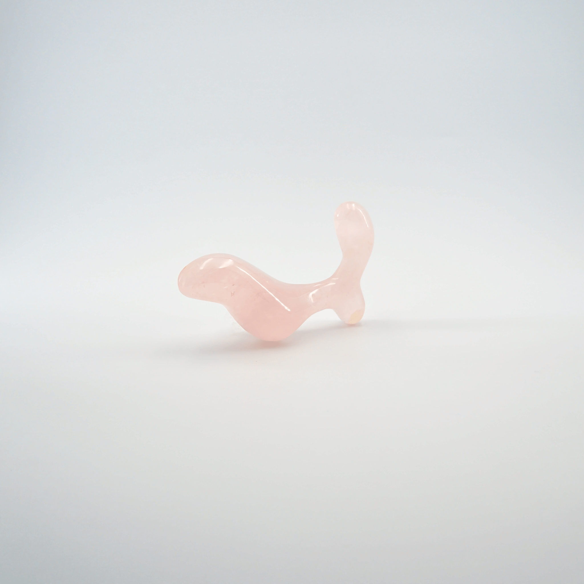 CrystalThrill Ergonomic Rounded Rose Quartz / 4" Crave